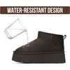 image:imageProject Cloud 100 Genuine Leather Platform Ankle Boots for WomenBrown Distressed