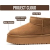 image:imageProject Cloud 100 Genuine Leather Platform Ankle Boots for WomenChestnut