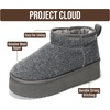 image:imageProject Cloud 100 Genuine Leather Platform Ankle Boots for WomenDark Grey Flannel