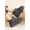image:imageProject Cloud 100 Genuine Leather Platform Ankle Boots for WomenDark Grey Flannel
