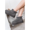 image:imageProject Cloud 100 Genuine Leather Platform Ankle Boots for WomenGrey