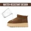 image:imageProject Cloud 100 Genuine Leather Platform Ankle Boots for WomenMocha Suede