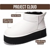 image:imageProject Cloud 100 Genuine Leather Platform Ankle Boots for WomenWhite