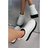 image:imageProject Cloud 100 Genuine Leather Platform Ankle Boots for WomenWhite