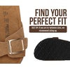 image:imageProject Cloud 100 Genuine Leather Sandals Women Comfortable Womens SlidesIbiza  Chestnut Suede