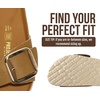 image:imageProject Cloud 100 Genuine Leather Sandals Women Comfortable Womens SlidesIbiza  Cognacbigger Buckle
