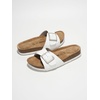 image:imageProject Cloud 100 Genuine Leather Sandals Women Comfortable Womens SlidesIbiza  Offwhite