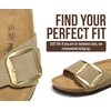 image:imageProject Cloud 100 Genuine Leather Sandals Women Comfortable Womens SlidesMykonos  Beige