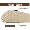image:imageProject Cloud 100 Genuine Leather Sandals Women Comfortable Womens SlidesMykonos  Cognac