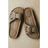 image:imageProject Cloud 100 Genuine Leather Sandals Women Comfortable Womens SlidesMykonos  Moss
