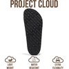 image:imageProject Cloud 100 Genuine Leather Sandals Women Comfortable Womens SlidesMykonos  Pink