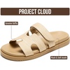 image:imageProject Cloud 100 Genuine Leather Sandals Women amp Slides for Women MayvyRaffia