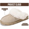 image:imageProject Cloud 100 Genuine Leather Shearling Slippers for Women Cozy HedyBeige