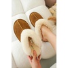 image:imageProject Cloud 100 Genuine Leather Shearling Slippers for Women Cozy HedyChestnut