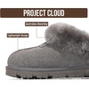 image:imageProject Cloud 100 Genuine Leather Shearling Slippers for Women Cozy HedyGrey