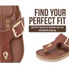 image:imageProject Cloud 100 Genuine Leather Thong Sandals amp Flip Flops for WomenBrown  Bigger Buckle