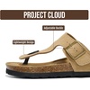 image:imageProject Cloud 100 Genuine Leather Thong Sandals amp Flip Flops for WomenChestnut