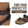 image:imageProject Cloud 100 Genuine Leather Womens Sandals Slides for Women LianBlack Mono Leather