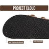 image:imageProject Cloud 100 Genuine Leather Womens Sandals Slides for Women LianChestnut
