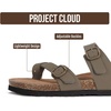 image:imageProject Cloud 100 Genuine Leather Womens Sandals Slides for Women LianStone Leather