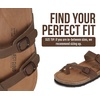 image:imageProject Cloud 100 Genuine Leather Womens Sandals Slides for Women LianTan Distressed Leather