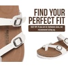image:imageProject Cloud 100 Genuine Leather Womens Sandals Slides for Women LianWhite