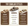 image:imageProject Cloud 100 Genuine Leather Womens Sandals Slides for Women VenitaDriftwood Genuine Suede