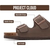 image:imageProject Cloud 100 Genuine Leather Womens Sandals Slides for Women VenitaMocha Leather