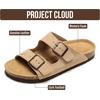 image:imageProject Cloud 100 Genuine Leather Womens Sandals Slides for Women VenitaSandbar Leather