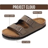 image:imageProject Cloud 100 Genuine Leather Womens Sandals Slides for Women VenitaStone Leather
