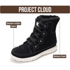image:imageProject Cloud 100 Genuine Leather Womens Snow Boots Waterproof LeonoraBlack