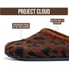 image:imageProject Cloud Casual Clogs for Women Genuine Leather Insole Mules NellaCheetah Knit