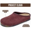 image:imageProject Cloud Casual Clogs for Women Genuine Leather Insole Mules NellaChocolate Knit