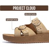 image:imageProject Cloud Comfortable Womens Sandals Platform Sandals for WomenAlmond  Kristi