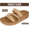 image:imageProject Cloud Comfortable Womens Sandals Platform Sandals for WomenAlmond