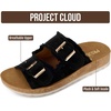 image:imageProject Cloud Comfortable Womens Sandals Platform Sandals for WomenBlack  Light