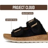 image:imageProject Cloud Comfortable Womens Sandals Platform Sandals for WomenBlack  Light