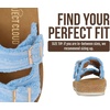 image:imageProject Cloud Comfortable Womens Sandals Platform Sandals for WomenBlue Twill  Light