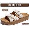 image:imageProject Cloud Comfortable Womens Sandals Platform Sandals for WomenCream  Kristi