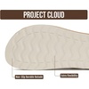 image:imageProject Cloud Comfortable Womens Sandals Platform Sandals for WomenCream  Light
