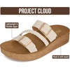 image:imageProject Cloud Comfortable Womens Sandals Platform Sandals for WomenCream