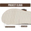 image:imageProject Cloud Comfortable Womens Sandals Platform Sandals for WomenLight Grey Twill  Light