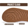 image:imageProject Cloud Comfortable Womens Sandals Platform Sandals for WomenPure Black  Kristi