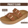 image:imageProject Cloud Comfortable Womens Sandals Platform Sandals for WomenWhiskey