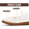 image:imageProject Cloud Fashion Sneakers for Women with Memory Foam Insole YsabelleWhite Mesh