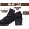 image:imageProject Cloud Genuine Leather Heeled Boots For Women  Slouch Womens BootsBlack Grainy Leather
