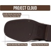 image:imageProject Cloud Genuine Leather Heeled Boots For Women  Slouch Womens BootsSand Grainy Leather