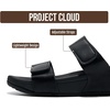 image:imageProject Cloud Genuine Leather Platform Sandals Women Non Slip Womens SlidesAdee  Black