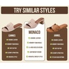 image:imageProject Cloud Genuine Leather Womens Heels Dress Sandals amp Slides MonacoCherry Blossom Suede