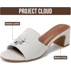 image:imageProject Cloud Genuine Leather Womens Heels Dress Sandals amp Slides MonacoLondfog Suede